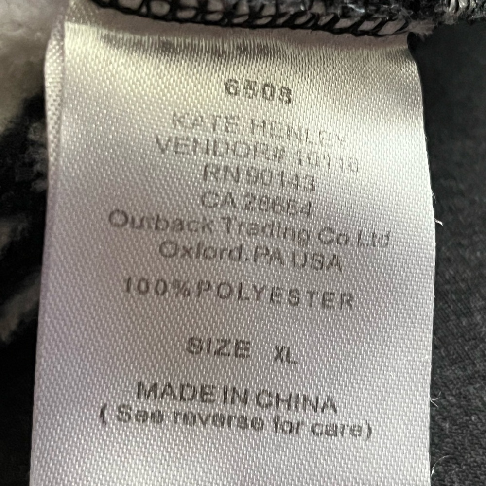 Outback Trading Company Quarter-Zip Aztec Patterned Fleece Pullover XL - Picture 8 of 8